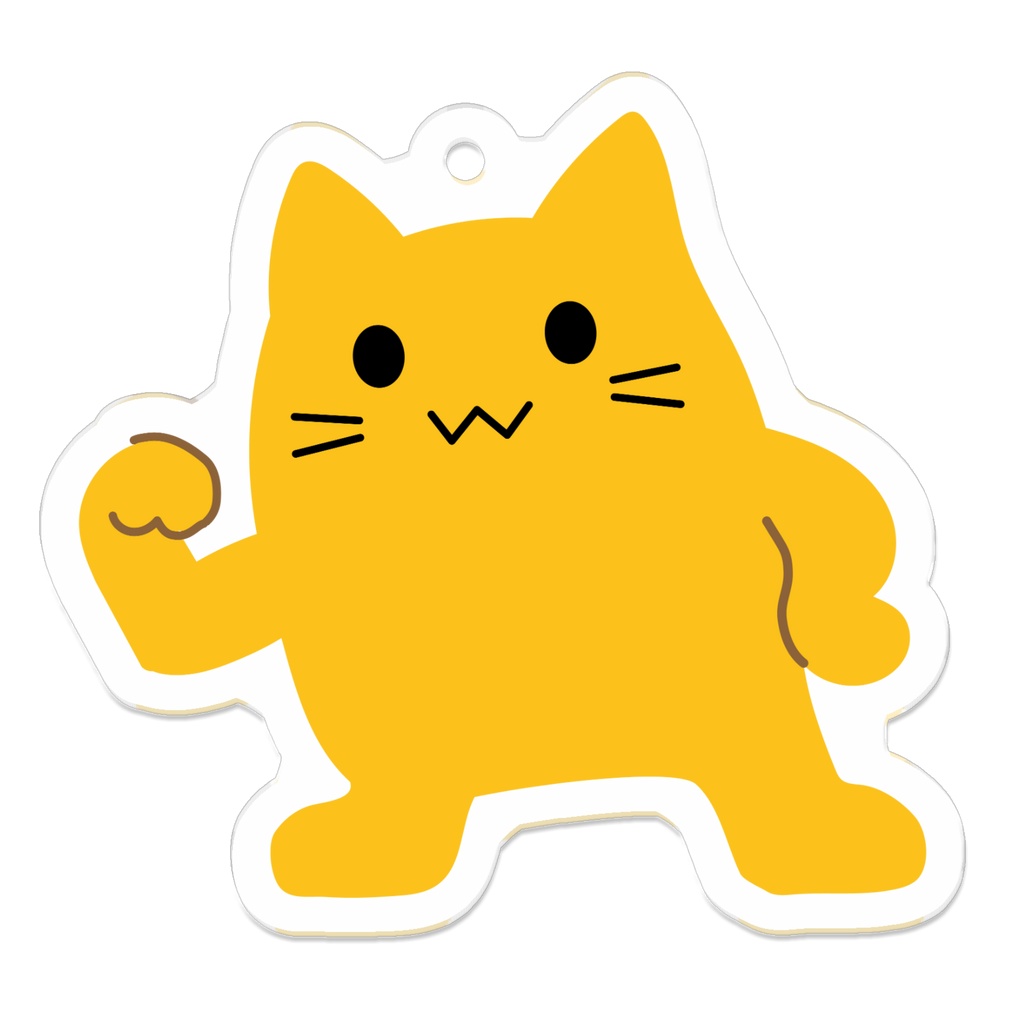 :blobcat‗udefuri: アクリルキーホルダー