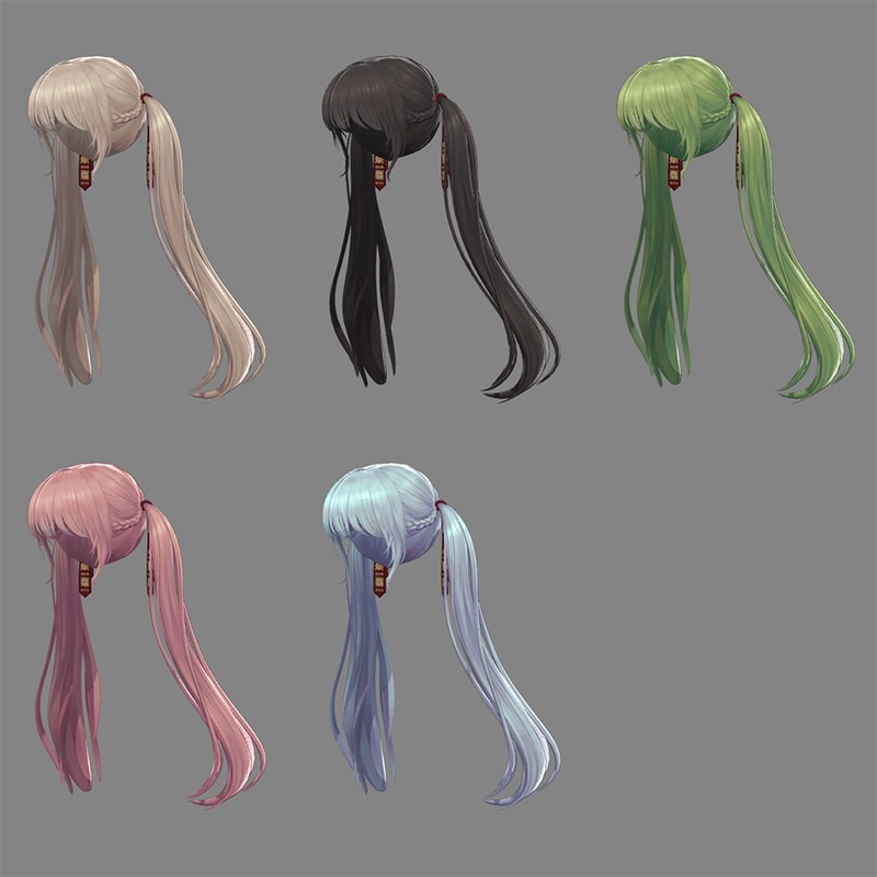 Twin-Tail Hairツインテール【マヌカ用】