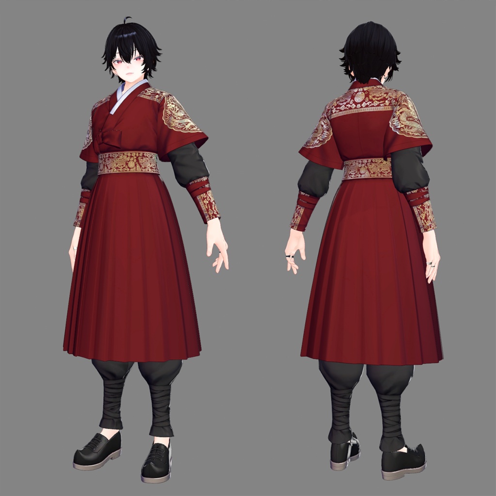 Hanbok for men 男性用韓服【彼方-Kanata-対応】