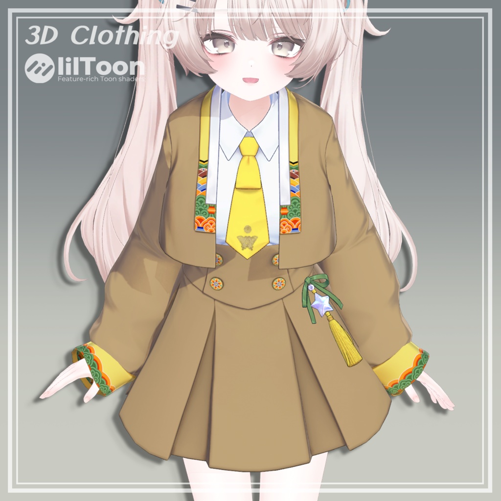 Dancheong(丹靑) School Look 【6アバター対応】