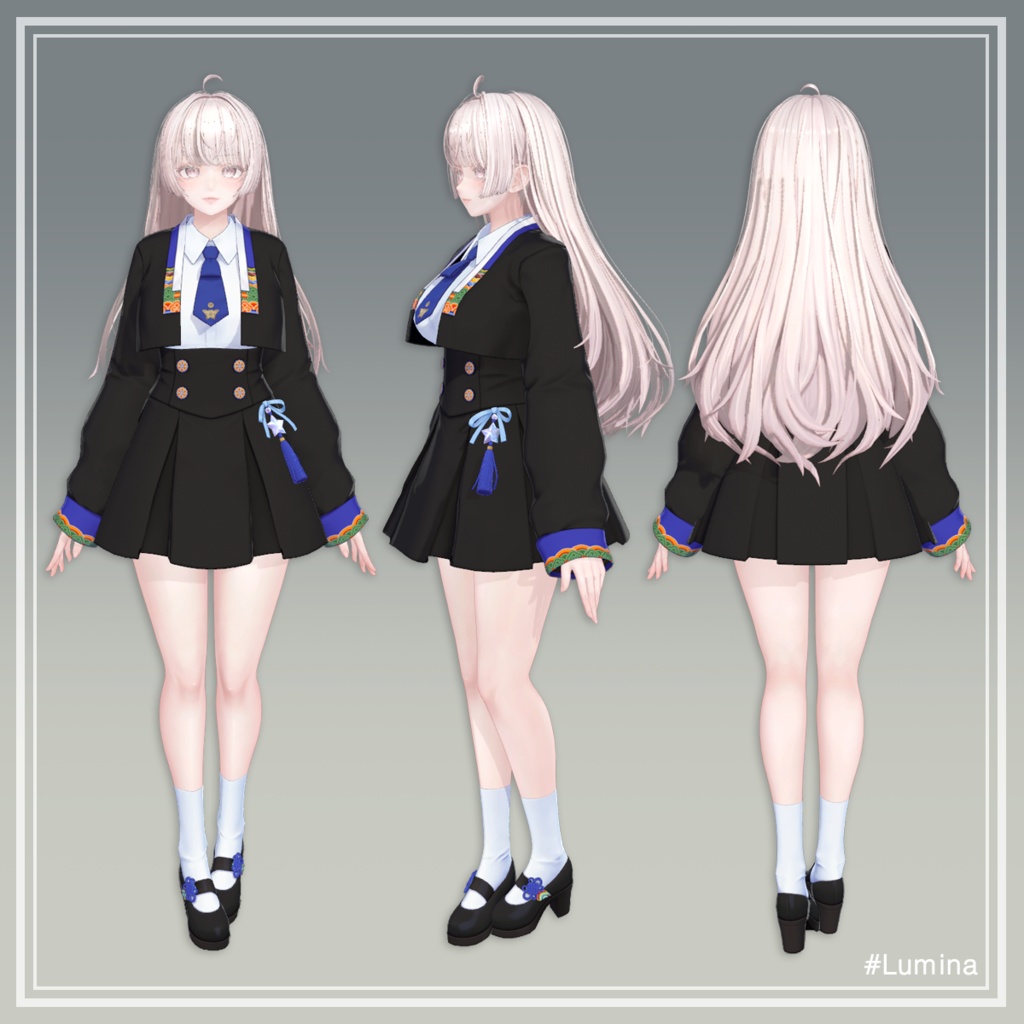 Dancheong(丹靑) School Look 【10アバター対応】