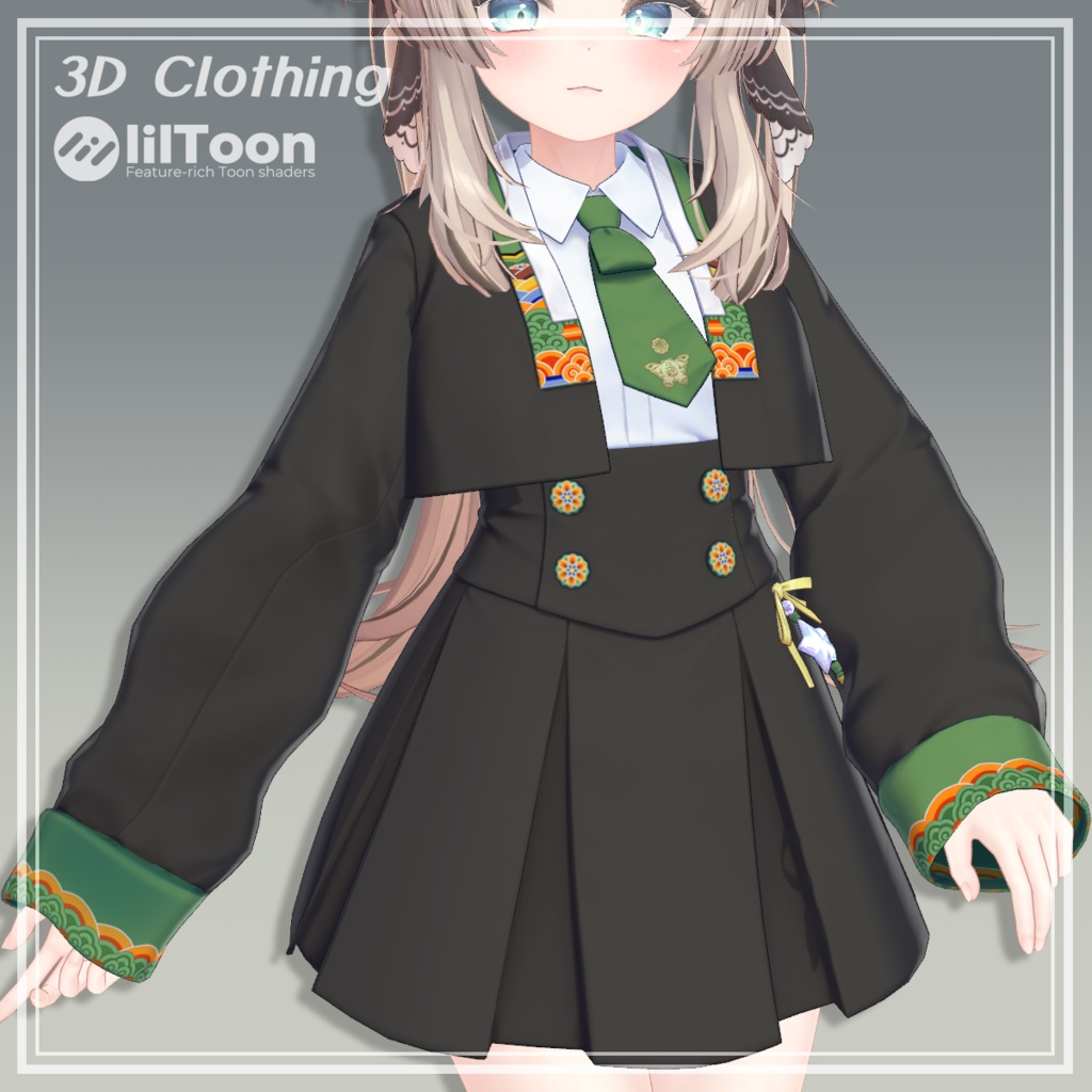 Dancheong(丹靑) School Look 【6アバター対応】