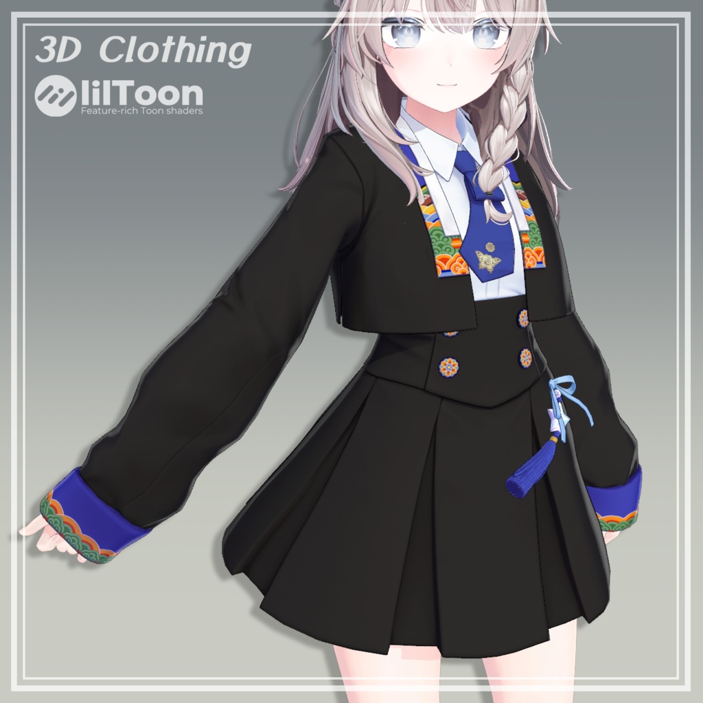 Dancheong(丹靑) School Look 【6アバター対応】