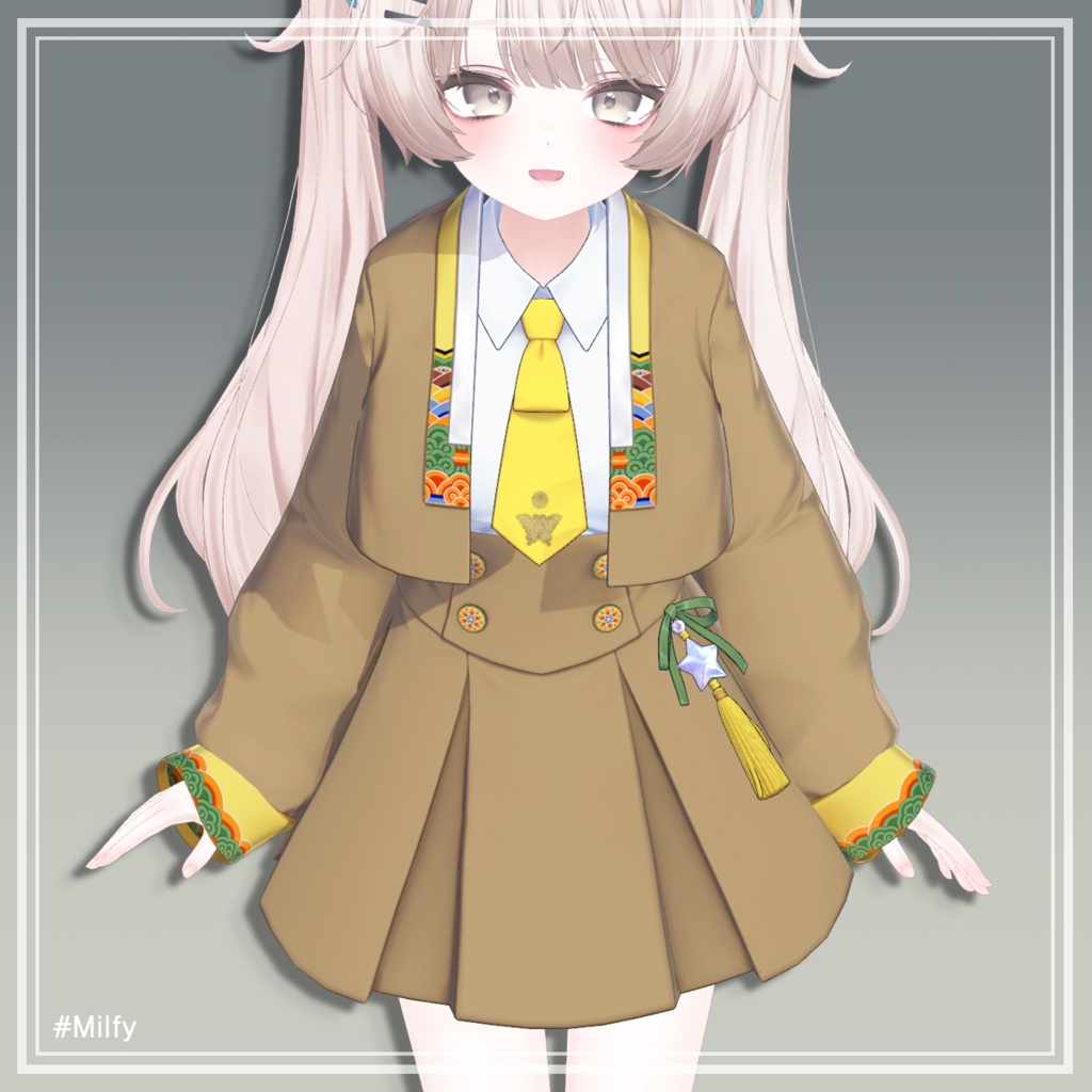 Dancheong(丹靑) School Look 【10アバター対応】