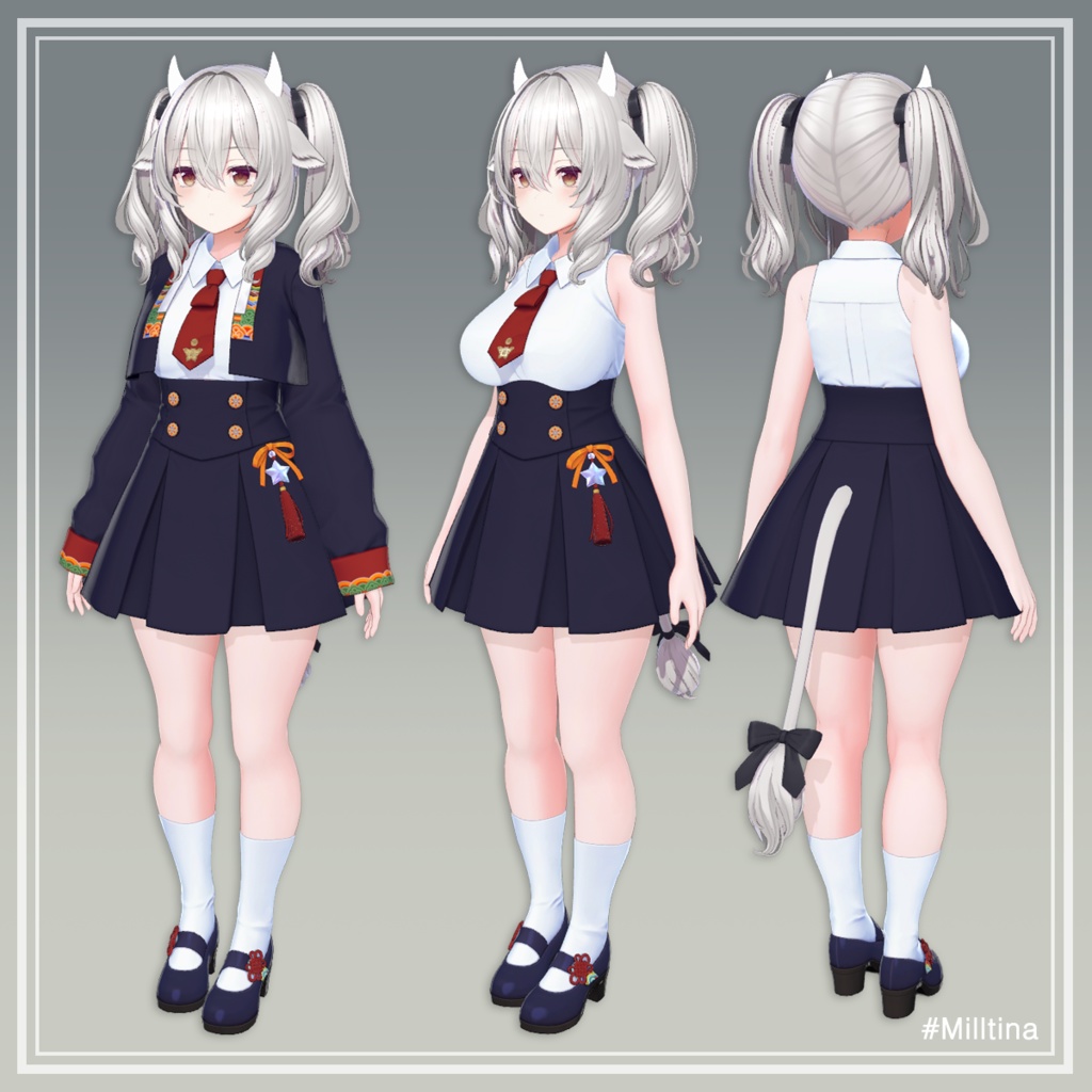 Dancheong(丹靑) School Look 【10アバター対応】
