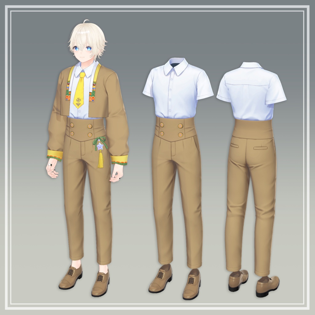 School Look for men 【彼方/狛乃/墨惺対応】