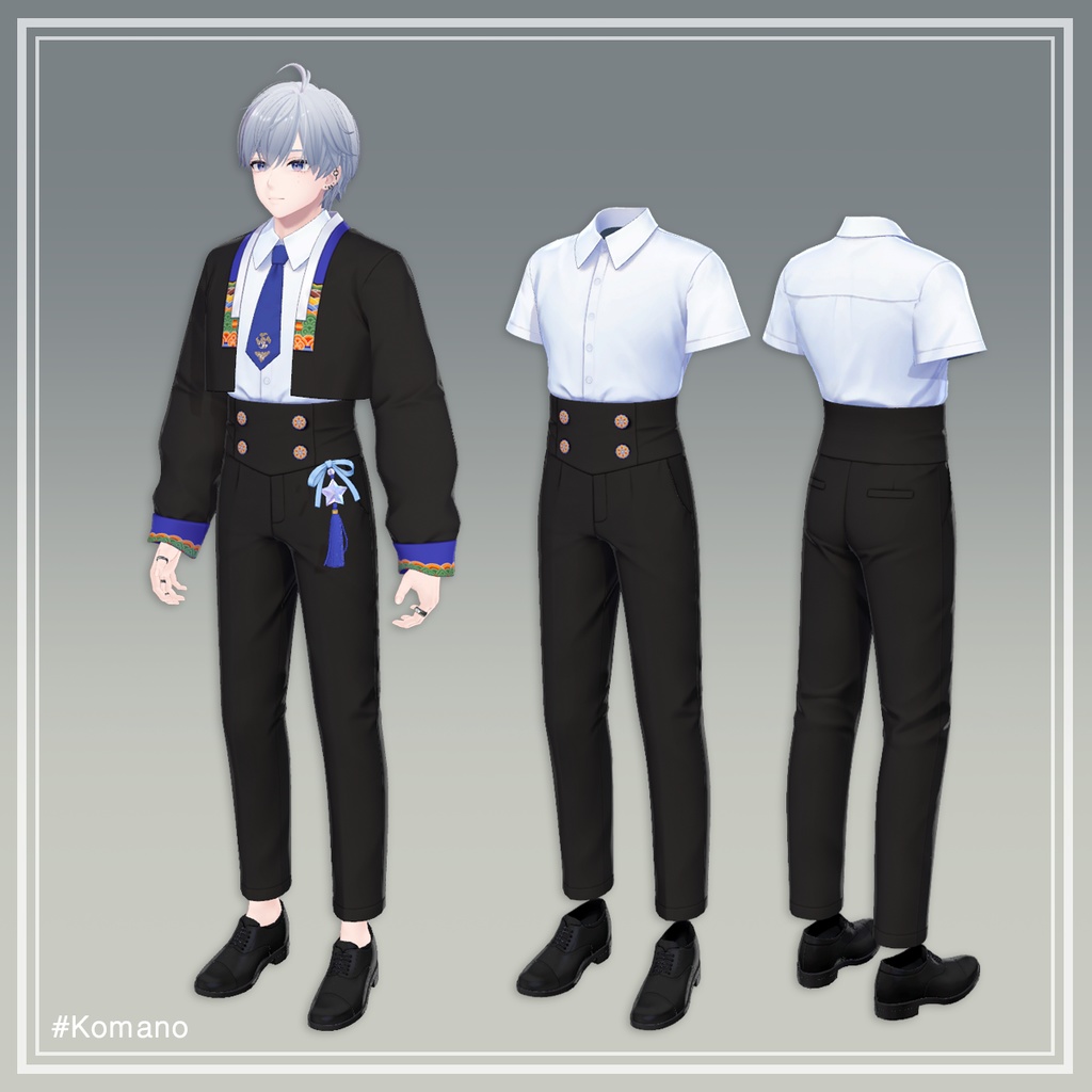 School Look for men 【彼方/狛乃/墨惺対応】