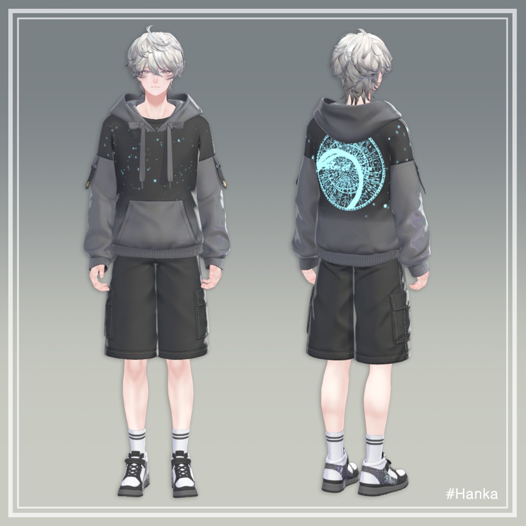 Starlit Night Hoodie for men 【5アバター対応】