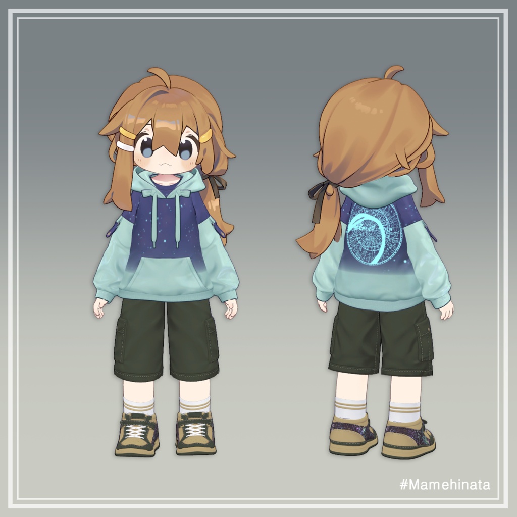 Starlit Night Hoodie for men 【5アバター対応】