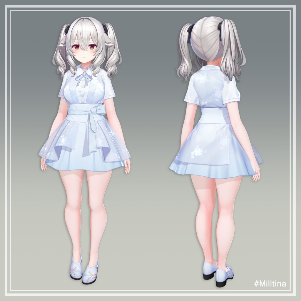 Petal Bloom Layered Skirt【6アバター対応】