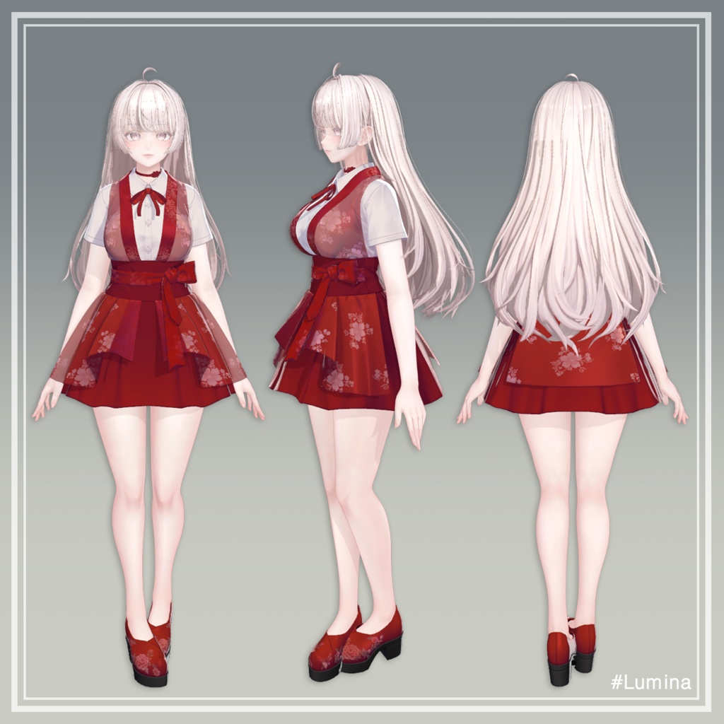 Petal Bloom Layered Skirt【10アバター対応】