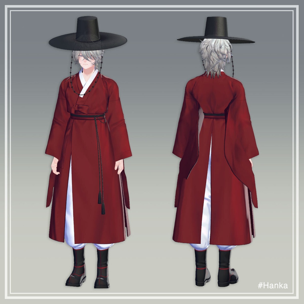 Mens Hanbok Dopo 男性韓服 道袍【5アバター対応】