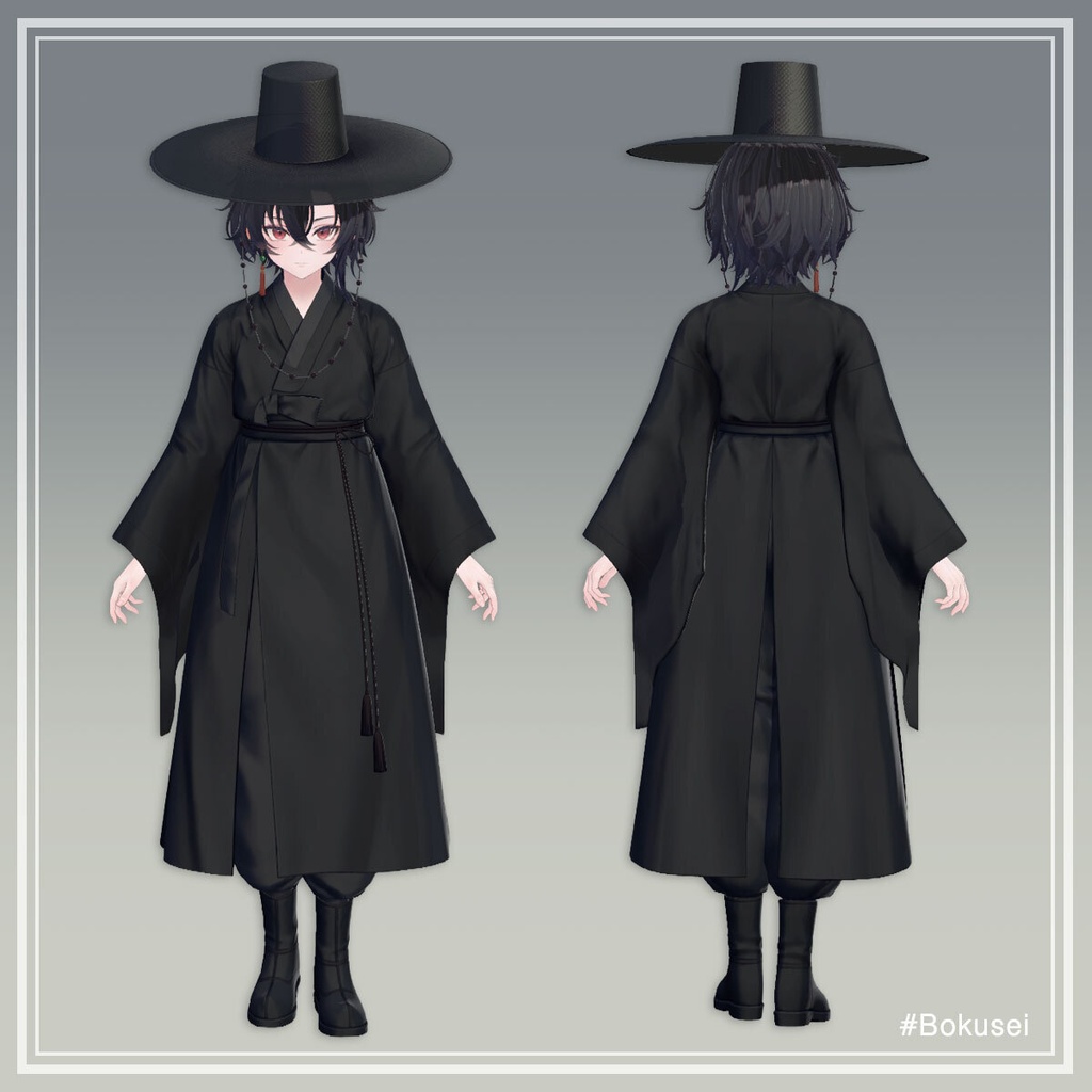 Mens Hanbok Dopo 男性韓服 道袍【5アバター対応】