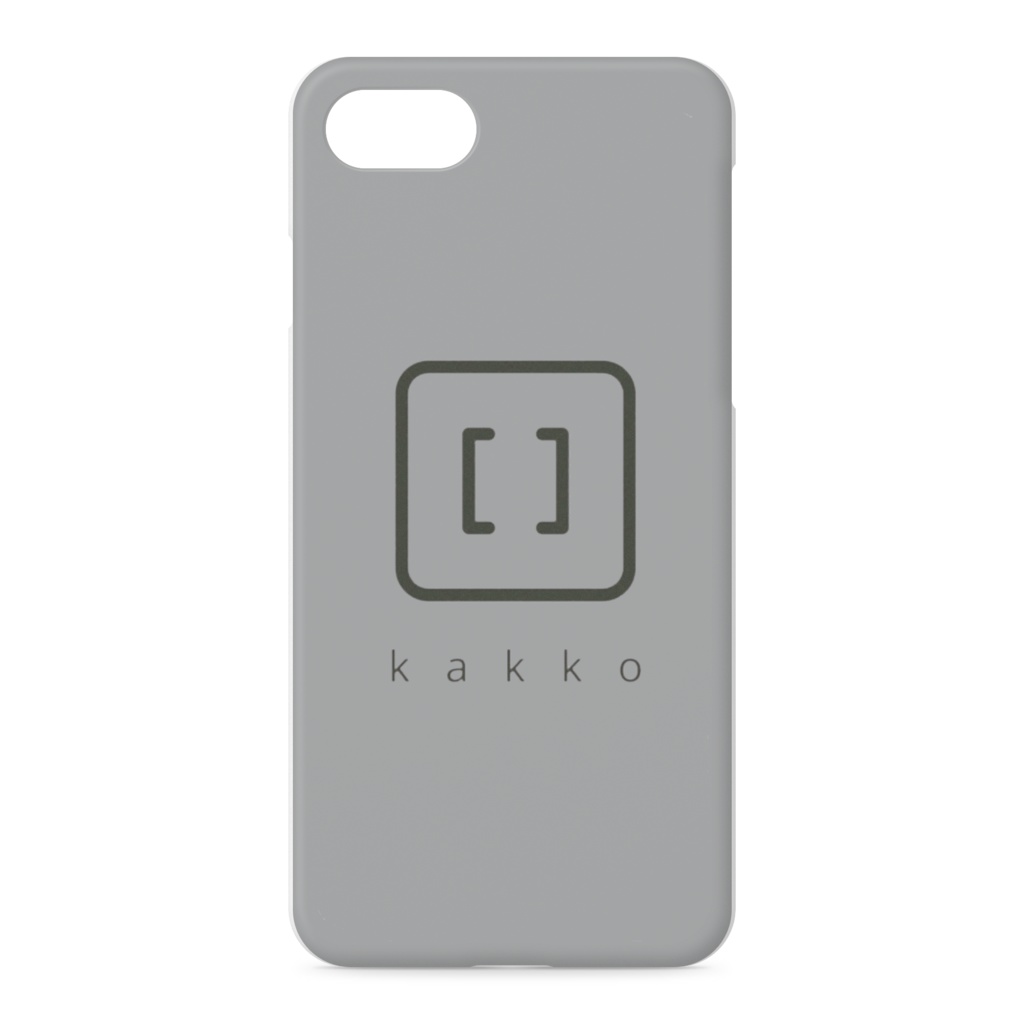 iPhone7&8ケース グレー【kakko】