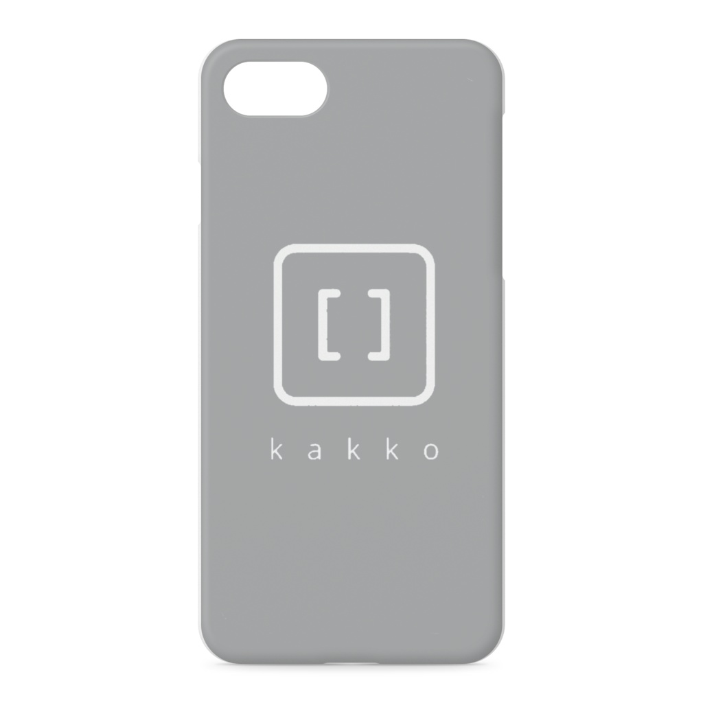 iPhone7&8ケース グレー【kakko】