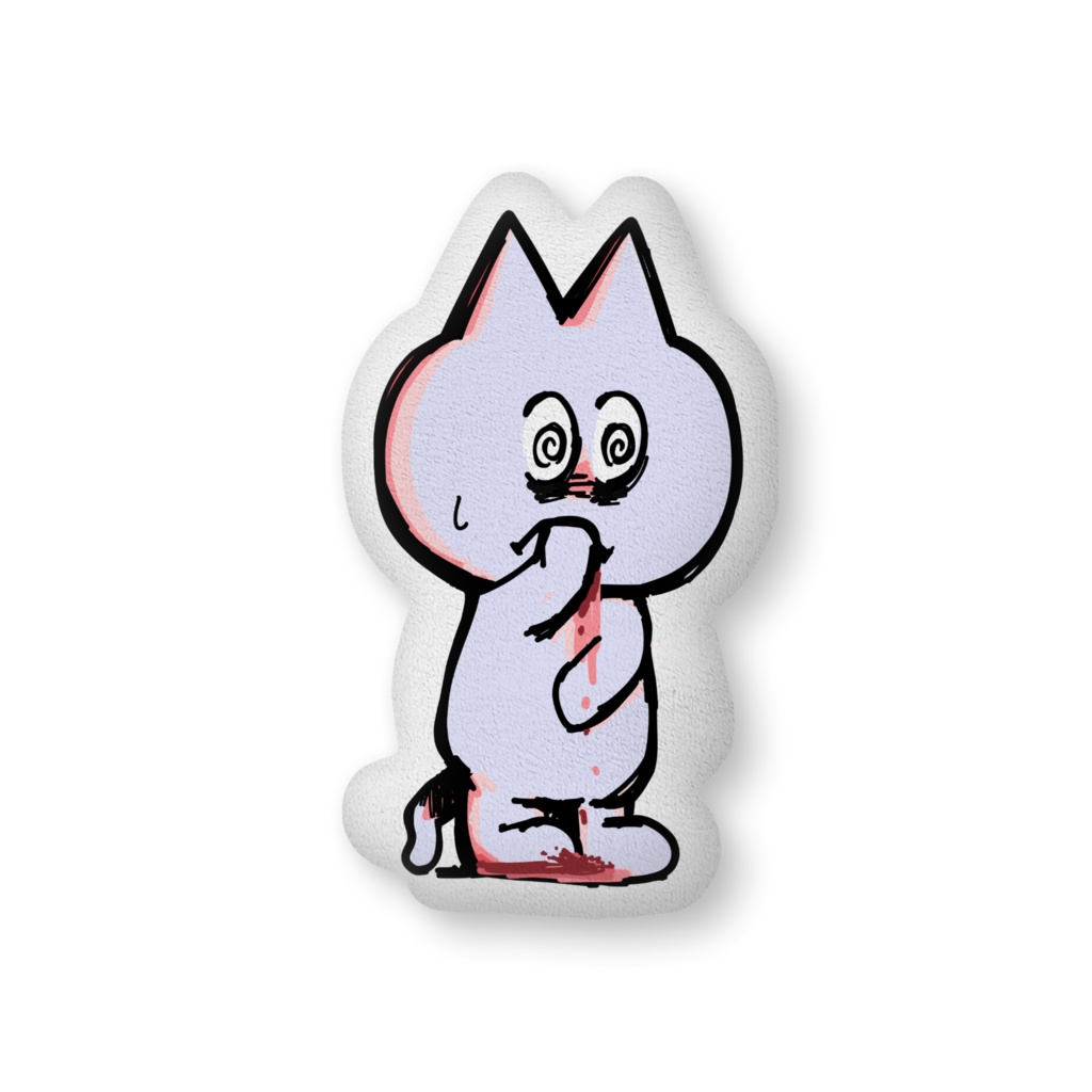 虚無にゃんのふかふかクッション