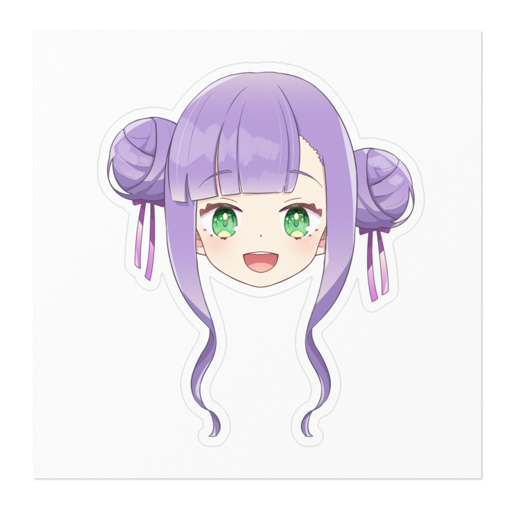 えこぴの顔面ステッカー