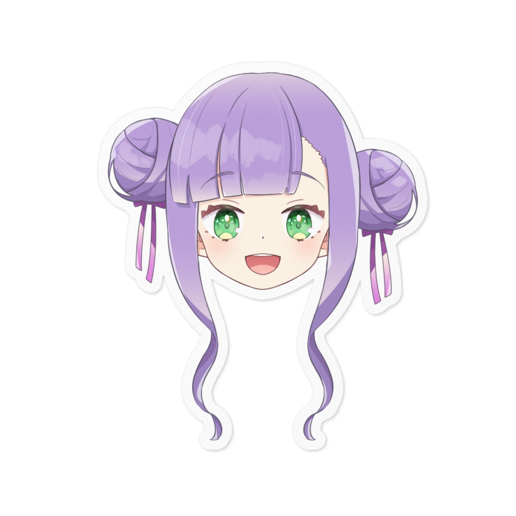 えこぴの顔面ステッカー