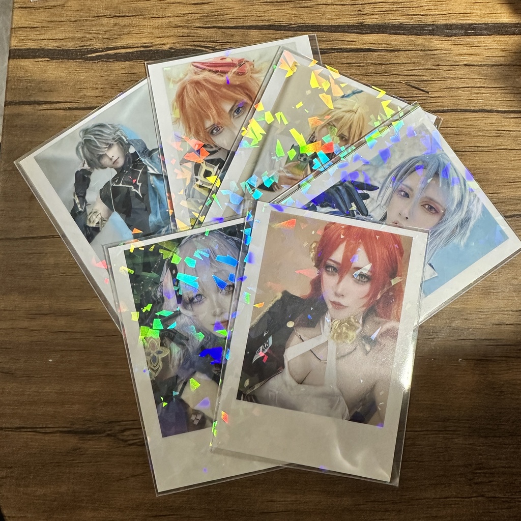 【恒常】チェキ風ブロマイドカードガチャ(全12種)