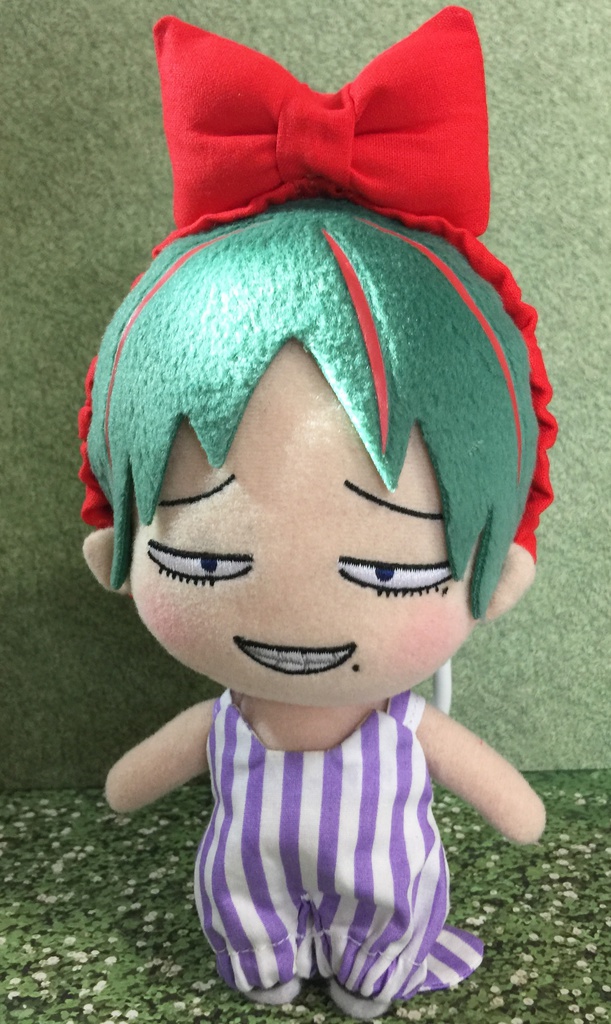 ねこさんサロペットとリボンカチューシャ【水色】