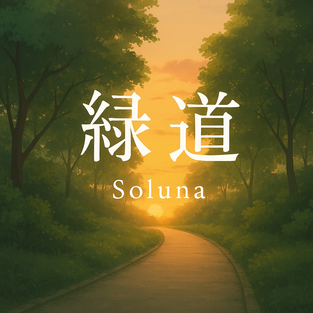 【歌詞販売】Soluna『緑道(りょくどう)』歌詞