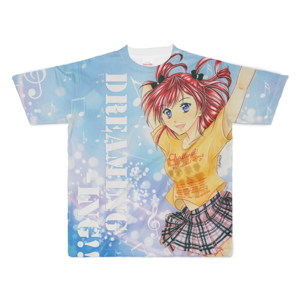 結城秋葉フルグラフィックTシャツーXLー
