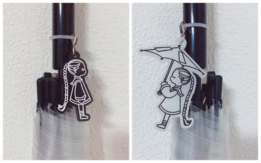 白黒無常さんのアンブレラマーカー