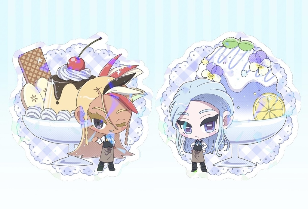 caféステッカー