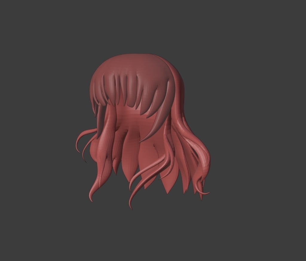 【3Dモデル】髪の毛