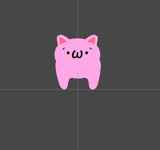 【VRChatアバター】 豚
