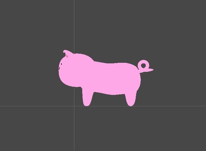【VRChatアバター】 豚