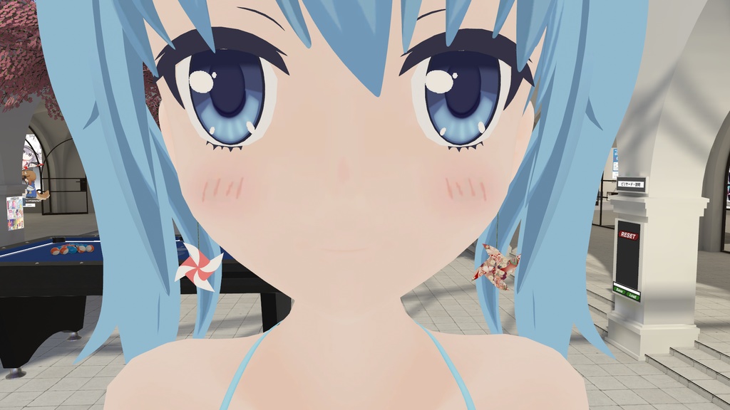 【VRChatイヤリング】かざぐるま