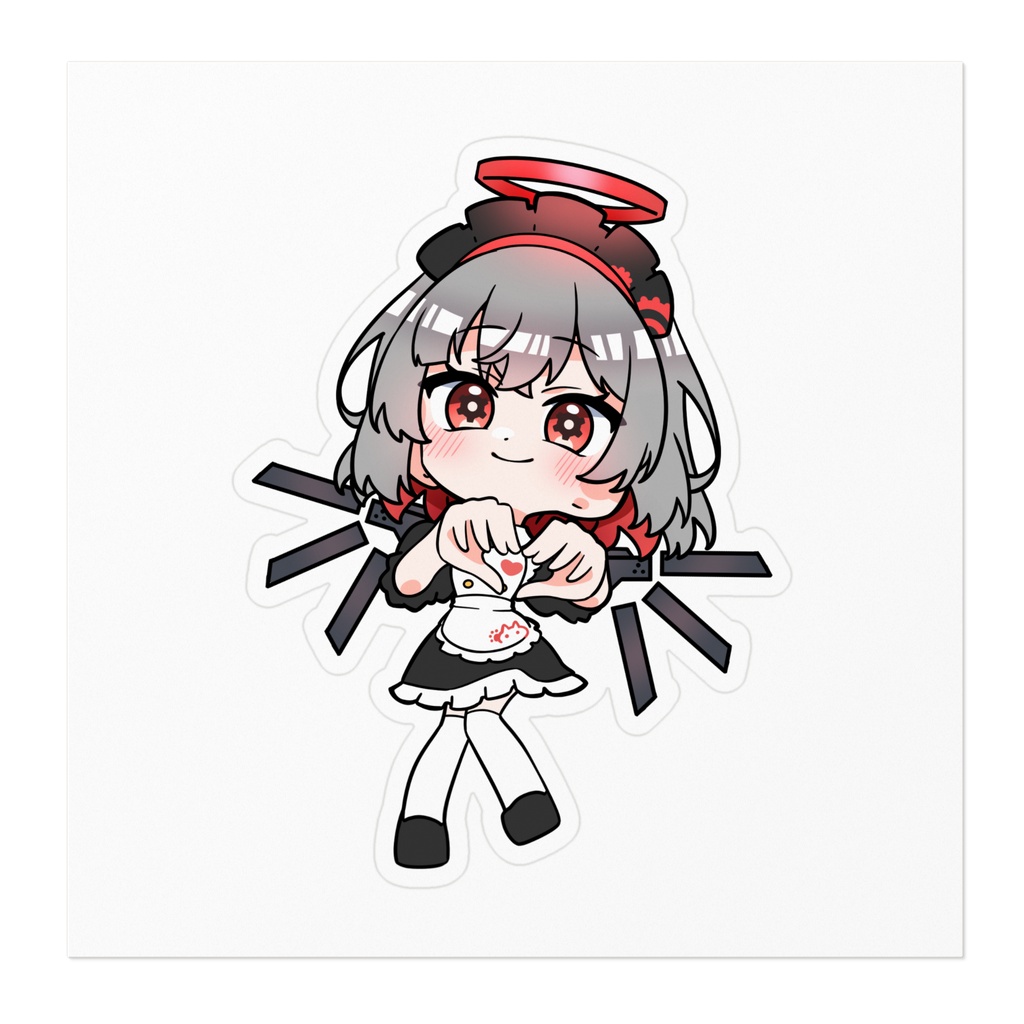 天猫機さねありSDメイドステッカー
