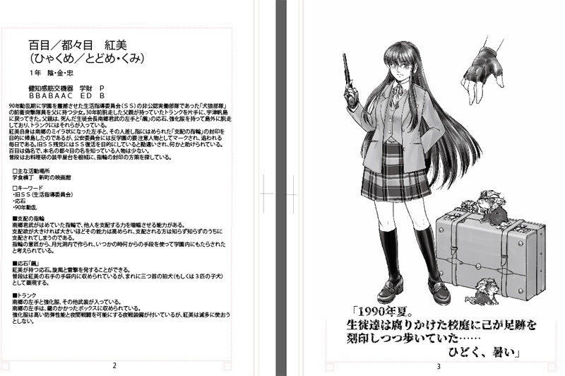 蓬莱学園の予習‼ (2020年版NPC解説&コラム集)