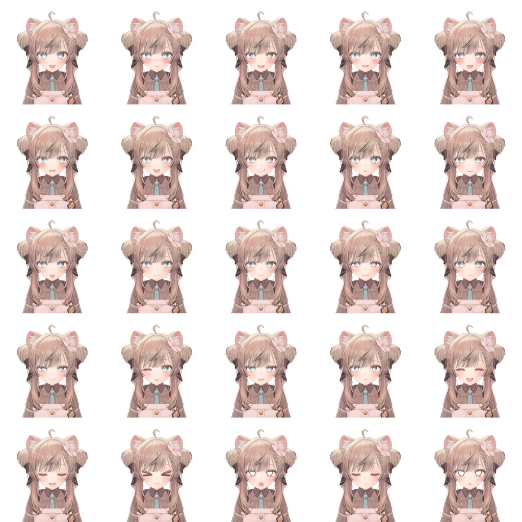 【Free】無料表情25種+有料34種 マヌカちゃん専用