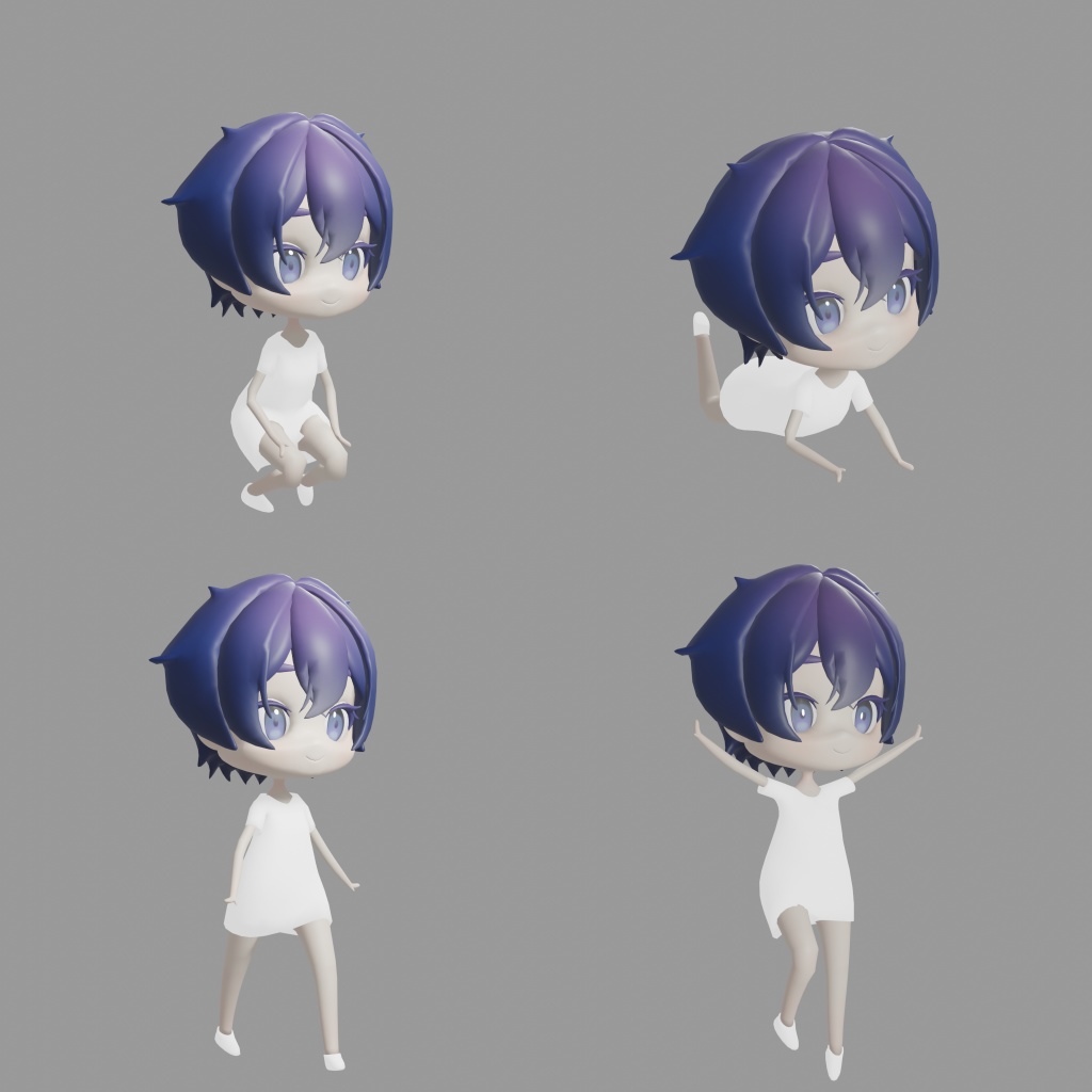 VRChatアバター向け3Dモデル 【ルネ】