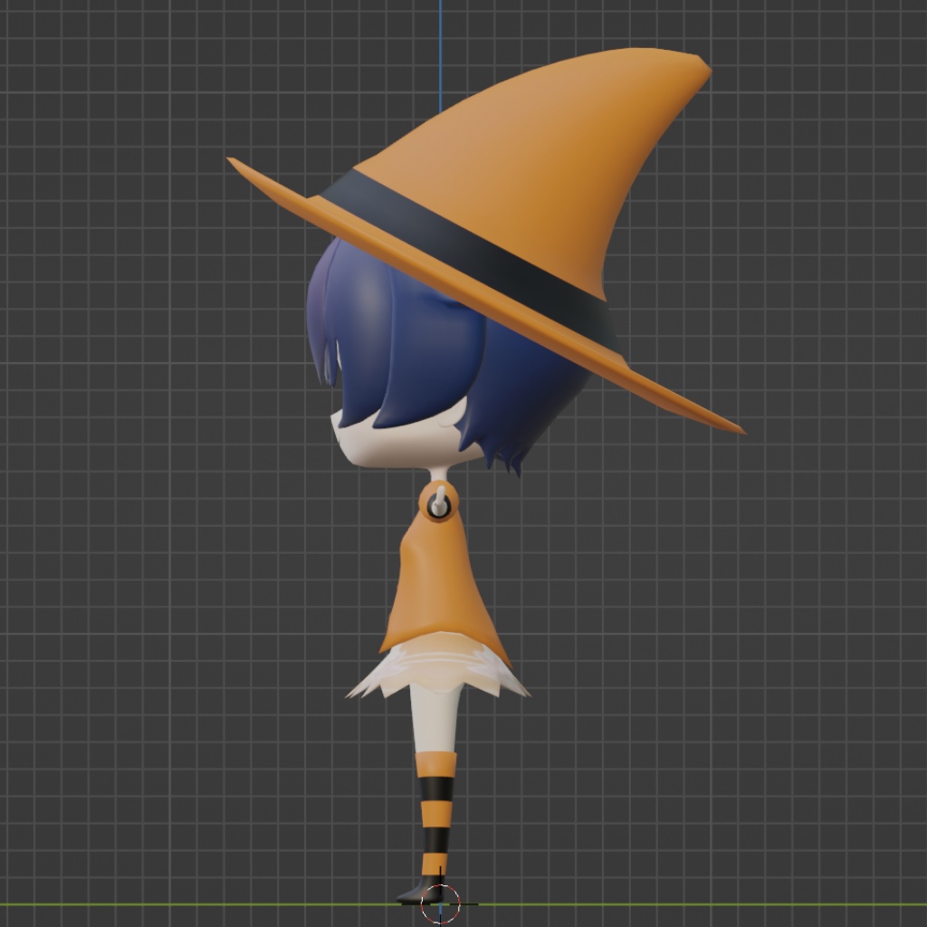 VRChat向け3Dモデル 【ルネ/魔法少女】 - マジョの大鍋 - 3/3