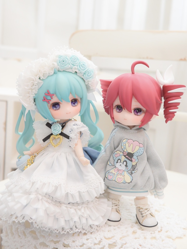 カスタムヘッド(cream)+おまけアイ(2種)
