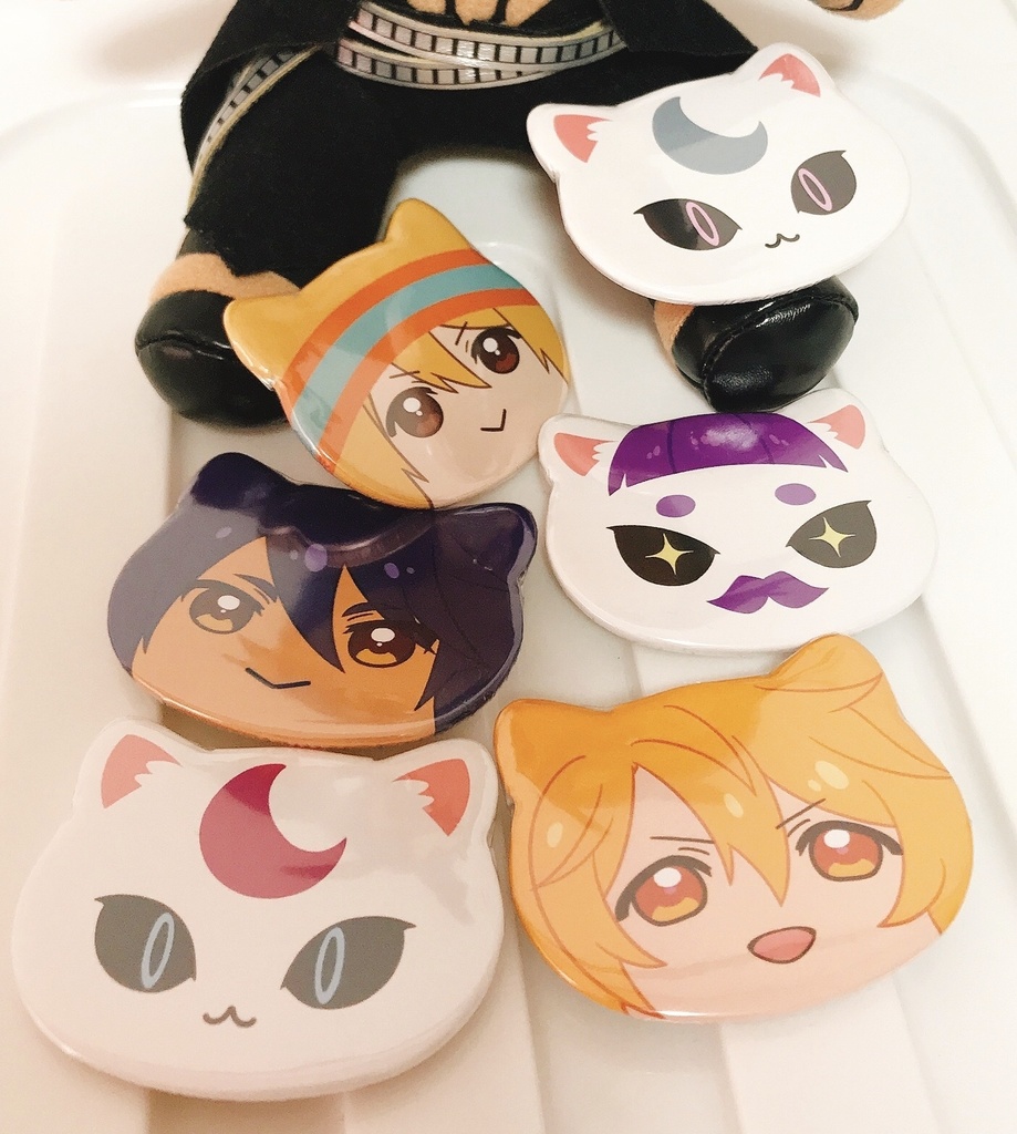癒猫軍団缶バッチセット