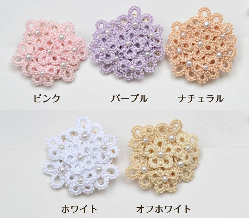 花 ポニーフック ヘアフック ヘアアクセサリー フラワー かわいい 繊細