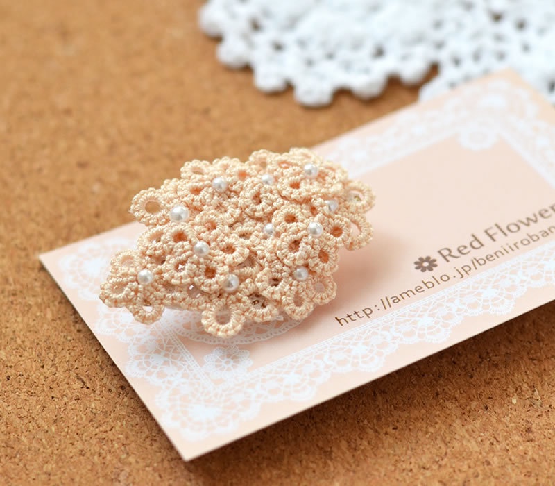 花束ポニーフック ヘアフック ヘアアクセサリー フラワー かわいい 繊細