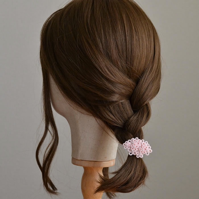 花束ポニーフック ヘアフック ヘアアクセサリー フラワー かわいい 繊細