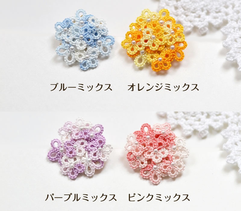 花 ポニーフック ヘアフック ヘアアクセサリー フラワー かわいい 繊細