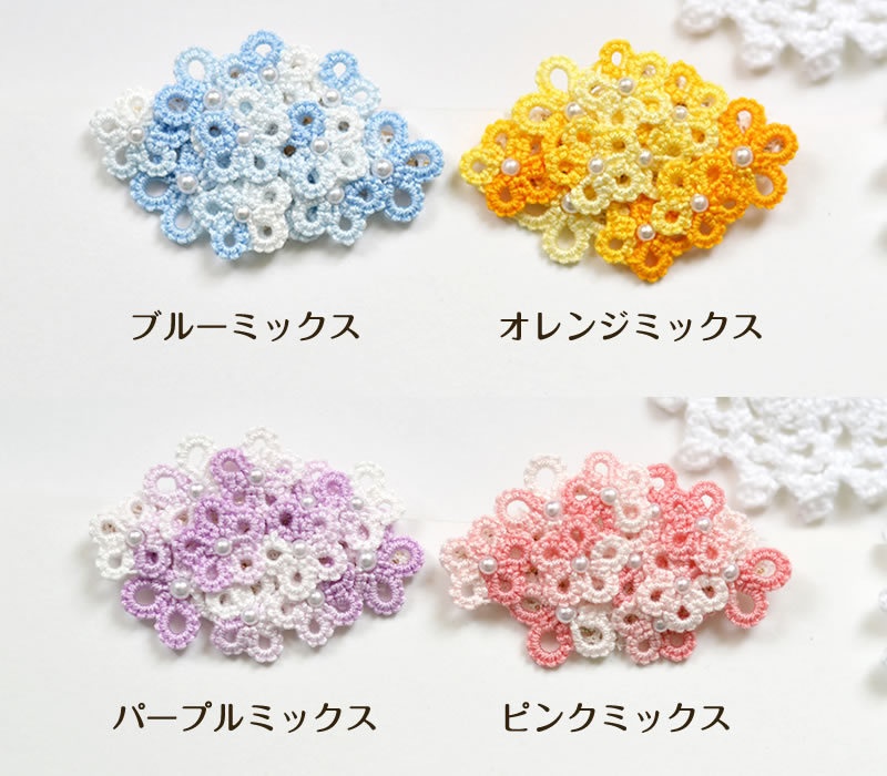 花 ポニーフック ヘアフック ヘアアクセサリー フラワー かわいい 繊細