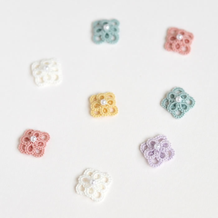 花 パール 樹脂イヤリング ノンホールピアス 小ぶり 繊細 軽い 揺れる 上品