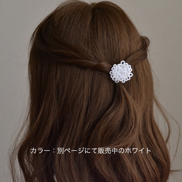 花 ポニーフック ヘアフック ヘアアクセサリー フラワー かわいい 繊細