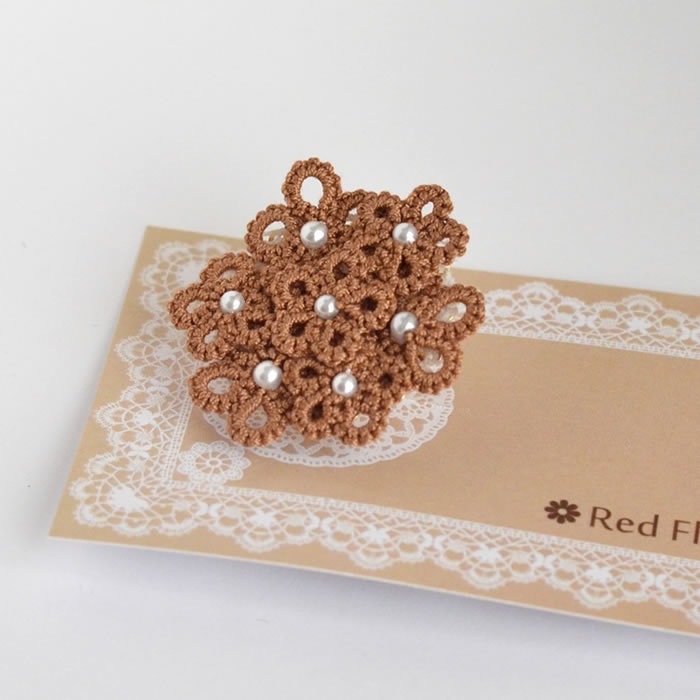 花 ポニーフック ヘアフック ヘアアクセサリー フラワー かわいい 繊細