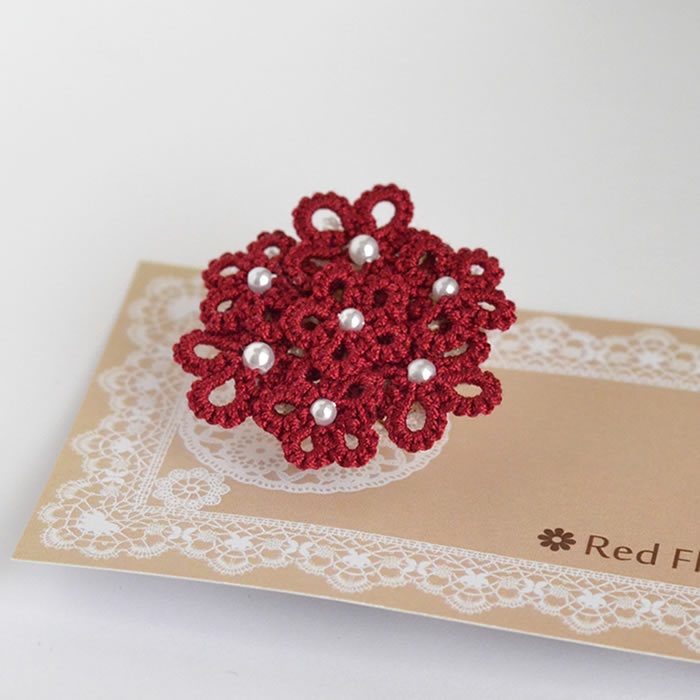 花 ポニーフック ヘアフック ヘアアクセサリー フラワー かわいい 繊細