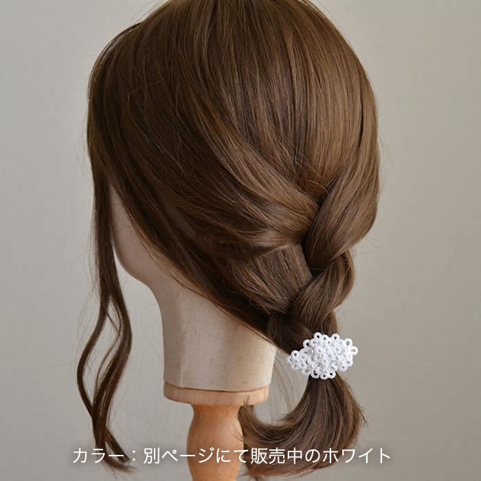 花束ポニーフック ヘアフック ヘアアクセサリー フラワー かわいい 繊細
