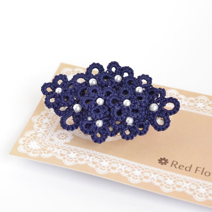 花束ポニーフック ヘアフック ヘアアクセサリー フラワー かわいい 繊細